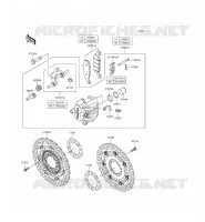 FRONT BRAKE voor Kawasaki ER-6N ABS 2015
