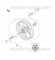 FRONT HUB voor Kawasaki ER-6N ABS 2015