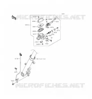FRONT MASTER CYLINDER voor Kawasaki ER-6N ABS 2015