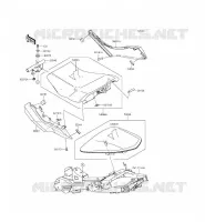 SEAT voor Kawasaki ER-6N ABS 2015