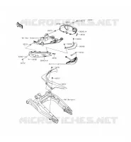 SIDE COVERS   CHAIN COVER voor Kawasaki ER-6N ABS 2015