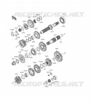 TRANSMISSION voor Kawasaki ER-6N ABS 2015