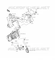 WATER PIPE voor Kawasaki ER-6N ABS 2015