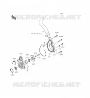 WATER PUMP voor Kawasaki ER-6N ABS 2015