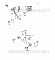 BRAKE PEDAL voor Kawasaki GPX250R 1989
