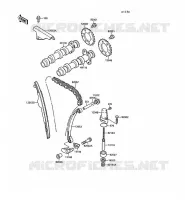 CAMSHAFT   TENSIONER voor Kawasaki GPX250R 1989