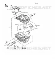 CRANKCASE(S) voor Kawasaki GPX250R 1989