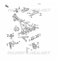 ELECTRO BRACKET voor Kawasaki GPX250R 1989