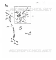 FRONT MASTER CYLINDER voor Kawasaki GPX250R 1989