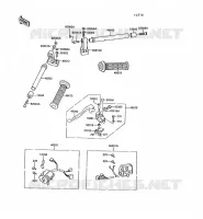 HANDLEBAR voor Kawasaki GPX250R 1989