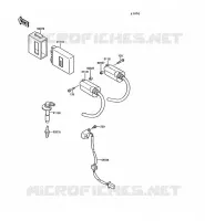 IGNITION SYSTEM voor Kawasaki GPX250R 1989