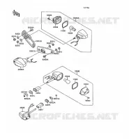 INDICATORS voor Kawasaki GPX250R 1989