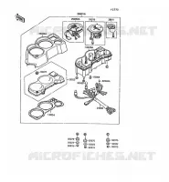 METERS voor Kawasaki GPX250R 1989