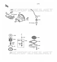 OIL PUMP voor Kawasaki GPX250R 1989