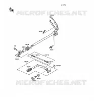 SHIFT voor Kawasaki GPX250R 1989