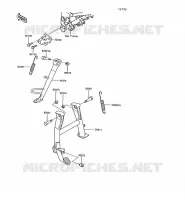 STAND voor Kawasaki GPX250R 1989