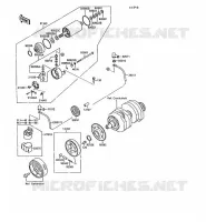 STARTER MOTOR voor Kawasaki GPX250R 1989