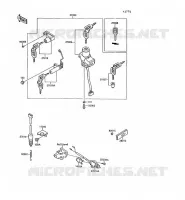 SWITCH voor Kawasaki GPX250R 1989