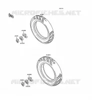 TIRES voor Kawasaki GPX250R 1989