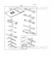 TOOL voor Kawasaki GPX250R 1989