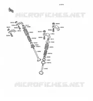 VALVE voor Kawasaki GPX250R 1989