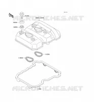 CYLINDER HEAD COVER voor Kawasaki ZZR250 1990