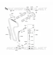 CAMSHAFT   TENSIONER voor Kawasaki ZZR250 2000