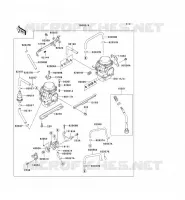 CARBURETOR voor Kawasaki ZZR250 2000