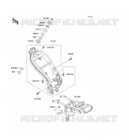 CHASSIS voor Kawasaki ZZR250 2000
