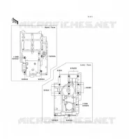 CRANKCASE BOLT voor Kawasaki ZZR250 2000