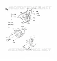 ENGINE COVERS voor Kawasaki ZZR250 2000