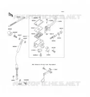 FRONT MASTER CYLINDER voor Kawasaki ZZR250 2000