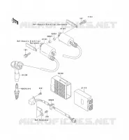 IGNITION SYSTEM voor Kawasaki ZZR250 2000