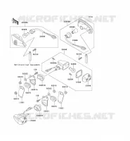 INDICATORS voor Kawasaki ZZR250 2000