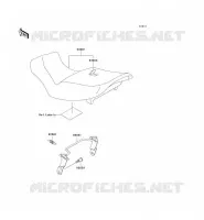 SEAT voor Kawasaki ZZR250 2000