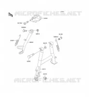 STAND voor Kawasaki ZZR250 2000