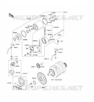 STARTER MOTOR voor Kawasaki ZZR250 2000