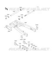 SWINGARM voor Kawasaki ZZR250 2000