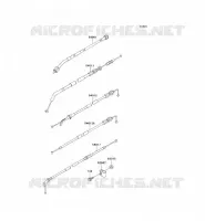 CABLES voor Kawasaki ZZR250 2001