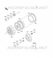 CLUTCH voor Kawasaki ZZR250 2001