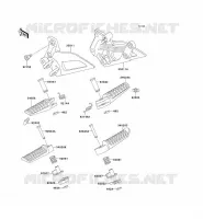 FOOTREST voor Kawasaki ZZR250 2001