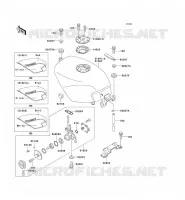 FUEL TANK voor Kawasaki ZZR250 2001