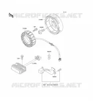 GENERATOR voor Kawasaki ZZR250 2001