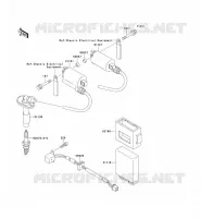 IGNITION SYSTEM voor Kawasaki ZZR250 2001