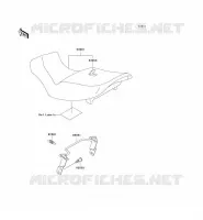 SEAT voor Kawasaki ZZR250 2001