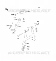 STAND voor Kawasaki ZZR250 2001