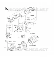STARTER MOTOR voor Kawasaki ZZR250 2001