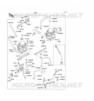 CARBURETOR voor Kawasaki ZZR250 2003