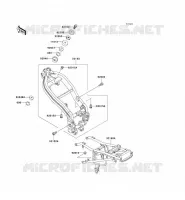 CHASSIS voor Kawasaki ZZR250 2003