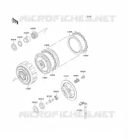CLUTCH voor Kawasaki ZZR250 2003